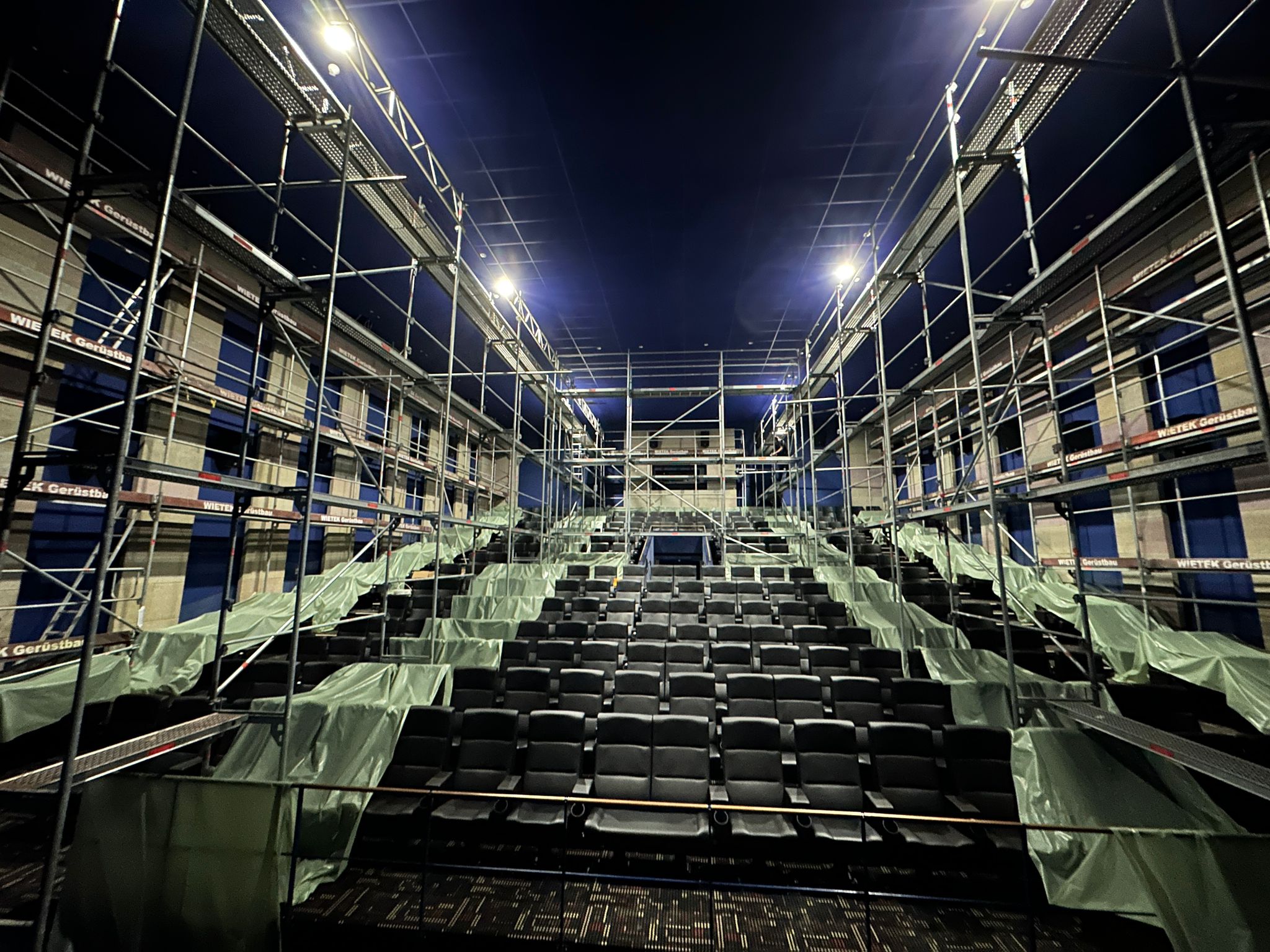 Innengerüst in Aktion